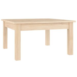 vidaXL Salontafel 55x55x30 cm massief grenenhout