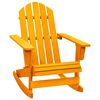 vidaXL Schommelstoel Adirondack massief vurenhout oranje