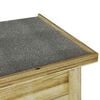 vidaXL Opbergbox Naturel 80 x 44,5 x 57,5 cm Ge&iuml;mpregneerd grenenhout
