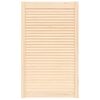 vidaXL Kastdeur met lamellen 99,3x59,4 cm massief grenenhout