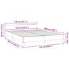 vidaXL Bedframe zonder matras 140x200 cm fluweel donkergroen