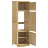 vidaXL Kast met plank Honing 60 x 32 x 40 cm Massief grenenhout