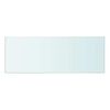 vidaXL Wandschap transparant 40x12 cm glas