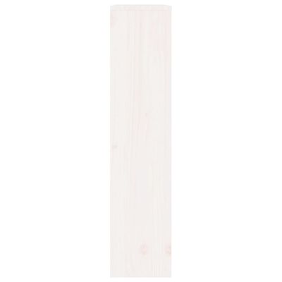 vidaXL Radiatorombouw 79,5x19x84 cm massief grenenhout wit