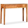 vidaXL Wandtafel 118x30x80 cm massief hout