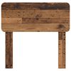 vidaXL Hoofdbord met hoofdeinde Oud Hout 75 cm Bewerkt hout