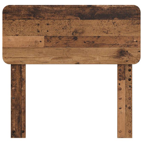 vidaXL Hoofdbord met hoofdeinde Oud Hout 75 cm Bewerkt hout