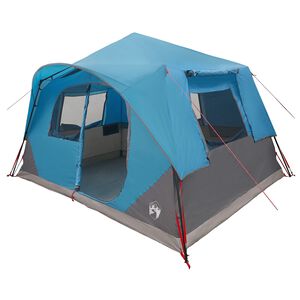 vidaXL Directe Tent Blauw 365 x 380 x 200 cm Polyester en staal