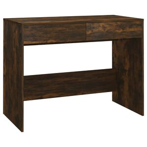 vidaXL Bureau 101x50x76,5 cm spaanplaat gerookt eikenkleurig