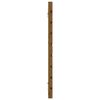 vidaXL Hoofdbord wandmontage 146x3x63 cm grenenhout honingbruin
