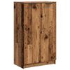 vidaXL Schoenenkast 59x35x100,5 cm bewerkt hout oud houtkleurig