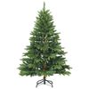 vidaXL Kunstkerstboom met 150 LED met standaard Groen 120 cm PE en PVC