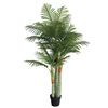 vidaXL Kunstpalmboom met 3 stammen 180 cm polypropeen groen