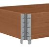 vidaXL Palletopzetrand 150x50 cm massief grenenhout bruin