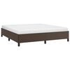 vidaXL Bedframe kunstleer bruin 160x200 cm