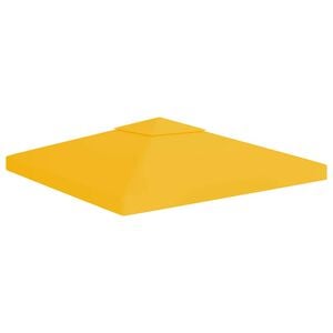 vidaXL Prieeldak 2-laags 310 g/m&sup2; 3x3 m geel