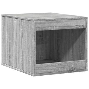 vidaXL Kattenbakkast 47x59x42 cm bewerkt hout grijs sonoma eikenkleur