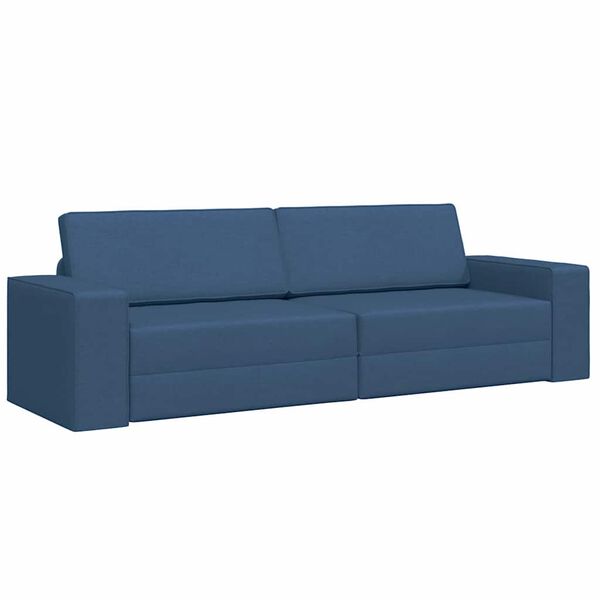 vidaXL Slaapbank 200cm Marineblauw Stof