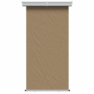 vidaXL Zijscherm Balkon 100% polyester ijzer staal