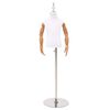 vidaXL Verstelbare 120-157 cm Mannequin met Basis Uniseks PP Wit