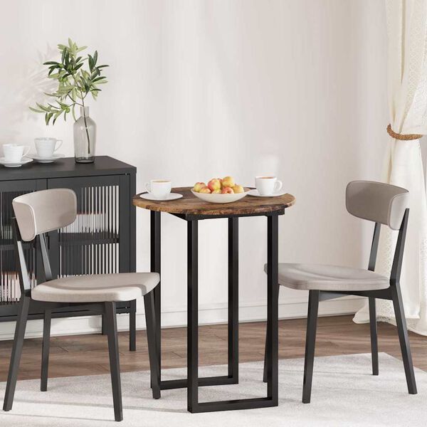 vidaXL Tafelblad Oud hout 60 x 60 x 1,5 cm Bewerkt hout