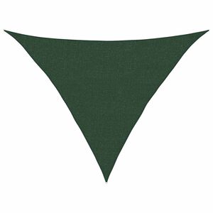 vidaXL Zonnezeil 160 g/m&sup2; 2,5x2,5x3,5 m HDPE donkergroen