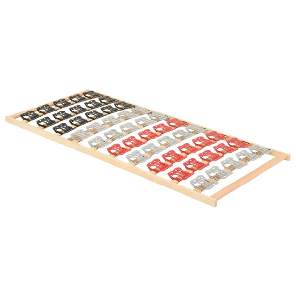 vidaXL Bedframe met 12 latten en steunen 120x200 cm
