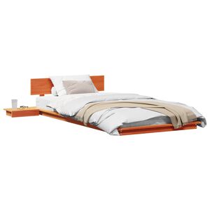 vidaXL Bedframe Bruin 90 x 200 cm Hout