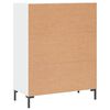 vidaXL Dressoir 69,5x34x90 cm bewerkt hout wit