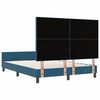 vidaXL Boxspringbed met hoofdeinde Donkerblauw 140 x 190 cm Fluweel