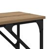 vidaXL Wandtafel Artisan Eiken 180 x 30 x 75 cm Bewerkt hout