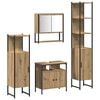 vidaXL Badkamermeubelset 4 st Artisan Eiken 33 x 33 x 185,5 cm