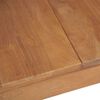 vidaXL Eettafel 180x90x76 cm teakhout met natuurlijke afwerking