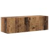 vidaXL TV Wandkast 2 pcs Oud Hout 98 x 31 x 29,5 cm Bewerkt hout
