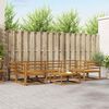 vidaXL Buiten bankenset 7 pcs Naturel Massief Acaciahout