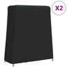vidaXL Hoezen voor tafeltennistafel 2 st 165x70x185 cm 420D oxford