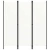 vidaXL Kamerscherm met 3 panelen 150x180 cm wit