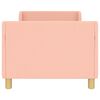 vidaXL Bedframe voor kinderen met hoofdbord Roze 80 x 160 cm