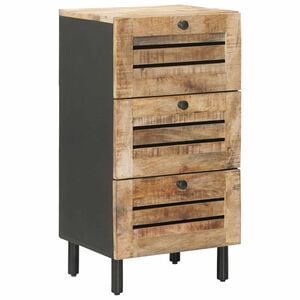 vidaXL Opslagkasten Naturel 40 x 33 x 75 cm Massief Mango Hout