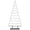 vidaXL Metalen kerstboom met standaard Zwart 210 cm Staal