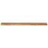 vidaXL Wandschap rechthoekig natuurlijke rand 140x20x2,5 cm acaciahout