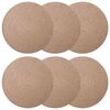 vidaXL Jute placematten 6 pcs Naturel &Oslash; 30 cm 100% Tossa Jute