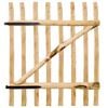 vidaXL Poort enkel 100x120 cm hazelaarhout