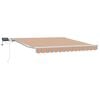 vidaXL Uitschuifbare luifel Meerkleurig 300 x 250 cm Stof en Aluminium