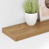 vidaXL Wandplank met opslag 4 pcs Bruin 80 x 23,5 x 4 cm Bewerkt hout