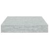 vidaXL Wandschappen 2 st zwevend 23x23,5x3,8 cm MDF betongrijs