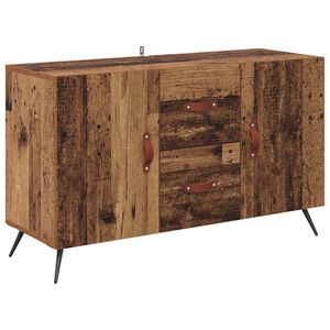 vidaXL Dressoir Oud Hout 100 x 36 x 60 cm Bewerkt hout