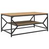 vidaXL Salontafel Artisan Eiken 90 x 50 x 40 cm