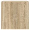 vidaXL Tv-wandmeubelen met LED 2 st 40,5x35x40 cm sonoma eikenkleurig