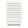 vidaXL Wasmand 44x44x76 cm massief grenenhout wit